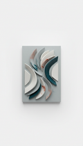 Fog Grey wall-mounted resin panel