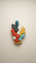 Aqua Resin Sculptural Object
